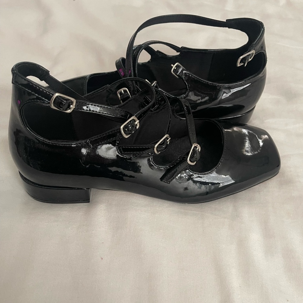 Mary Jane’s Black Patent Leather Women's Shoes